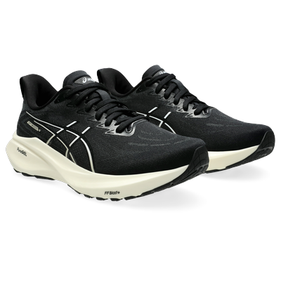 Laufschuh ASICS "GT-2000 13 NAGINO", Gr. 42,5, schwarz-weiß (schwarz, weiß), Textil, Synthetik, sportlich, Schuhe, für m