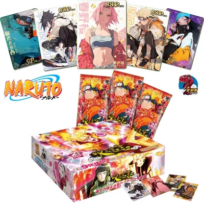 Little Dinosaur Naruto Flash Card Ssp Sp Collection Card Hy-1602 Booster Box Uzumaki Uchiha Sasuke