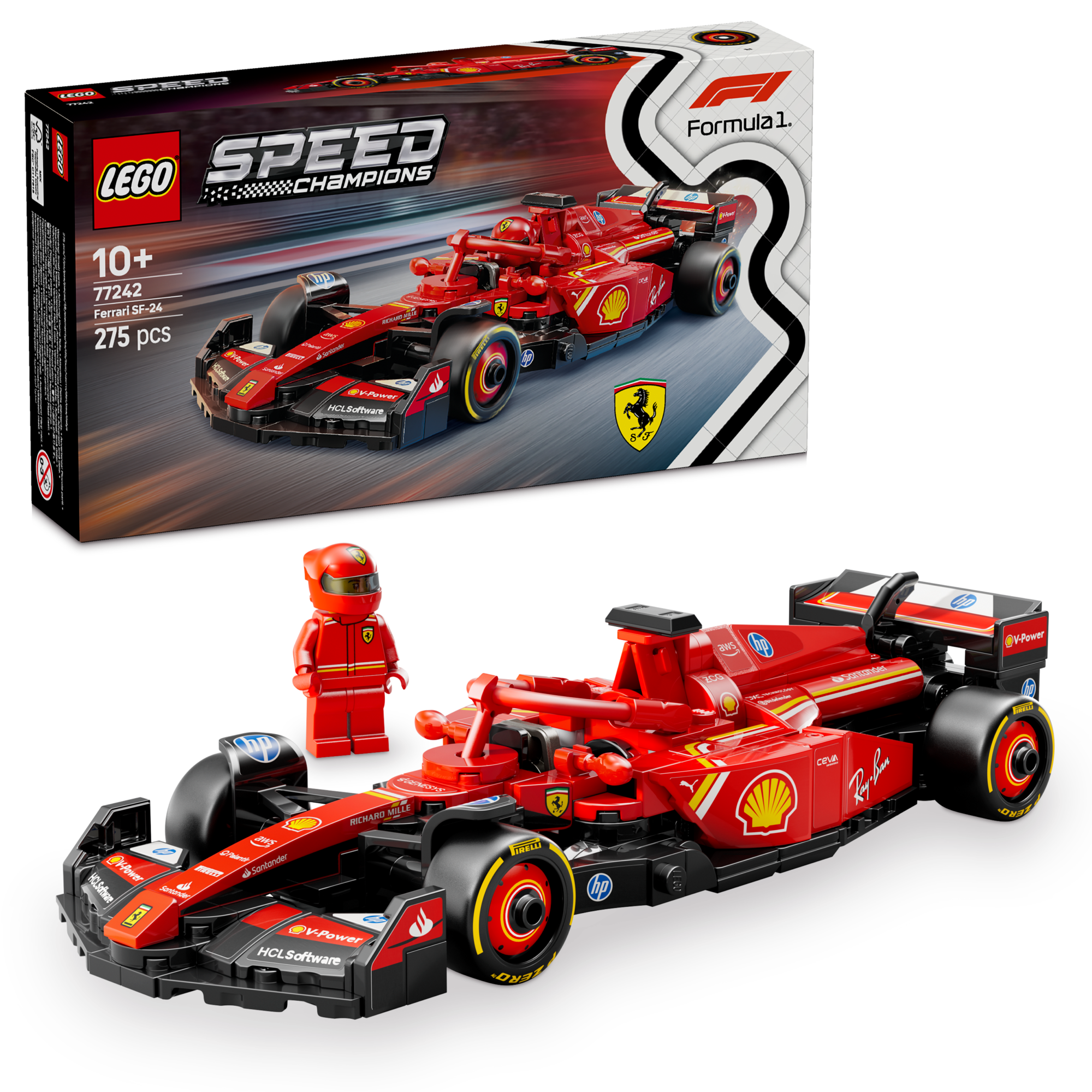 Voiture de course Ferrari SF-24 F1® LEGO® - No Gender Taille: One Size Only
