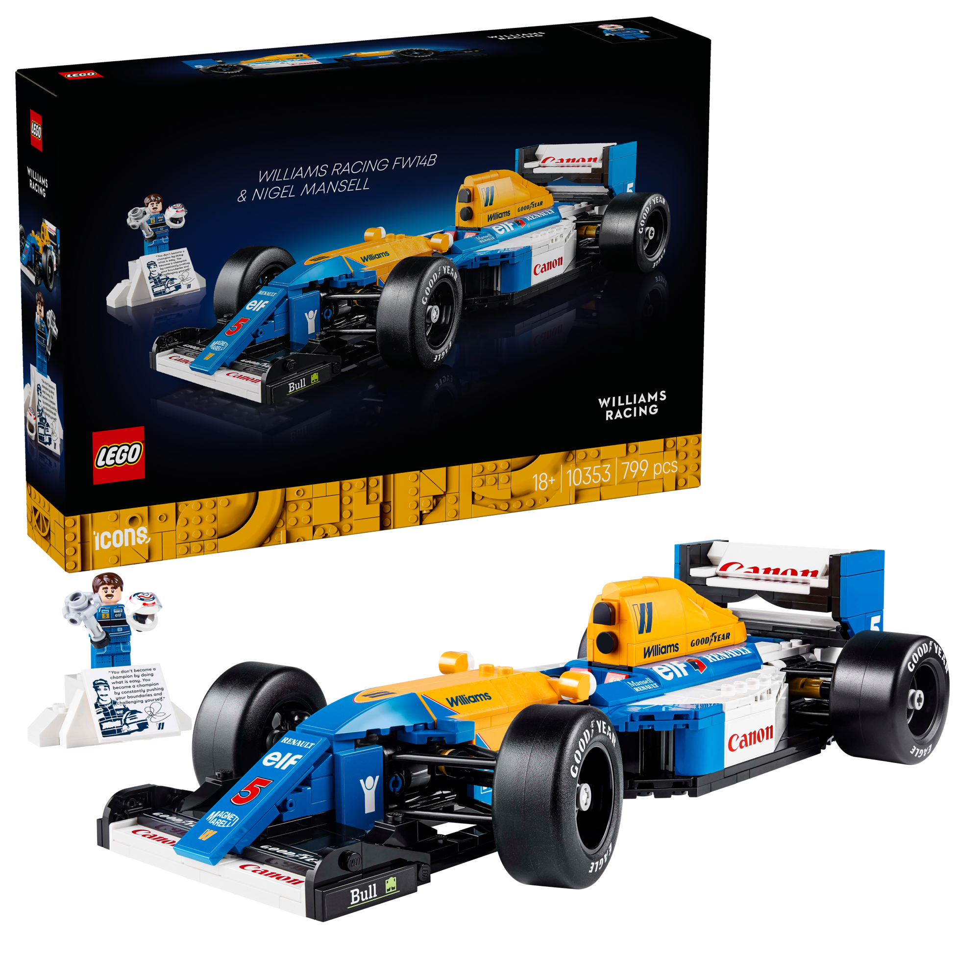 Williams Racing Lego – Icons Nigel Mansell