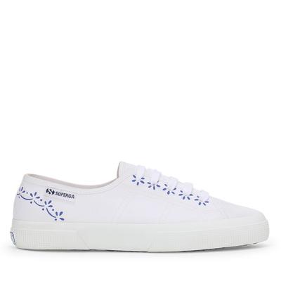 Superga 3750 Ceramic Print Leggera - White blue Ceramic Trainers