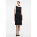 Etuikleid ETERNA "REGULAR FIT", Damen, Gr. 34_D_sl, schwarz, 67% Baumwolle, 30% Polyamid, 3% Elasthan, Kleider