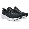 Laufschuh ASICS "GEL-PULSE 16", Gr. 43,5, schwarz (schwarz, schwarz), Textil, sportlich, Schuhe