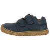 Barfußschuh LURCHI "Noah Barefoot", Kinder, Gr. 29, blau (navy), Nappaleder, sportlich, Schuhe, Klettschuh mit weichem Schaftrand, Größenschablone zum Download