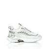 Sneaker PLEIN SPORT "Air Pressure //Gen.x.04", Gr. 43, Normalschaft, 0105, weiß, grün, Schuhe