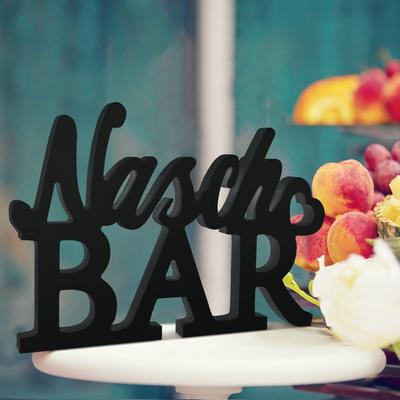 TEMU Lamek Candy Bar Decoration Wood Bar Lettering Table Decoration Candy Bar Sign Candy Bar Accessories Table Ornament Table Decoration For Wedding Birthday Party Celebrations, Candy Image