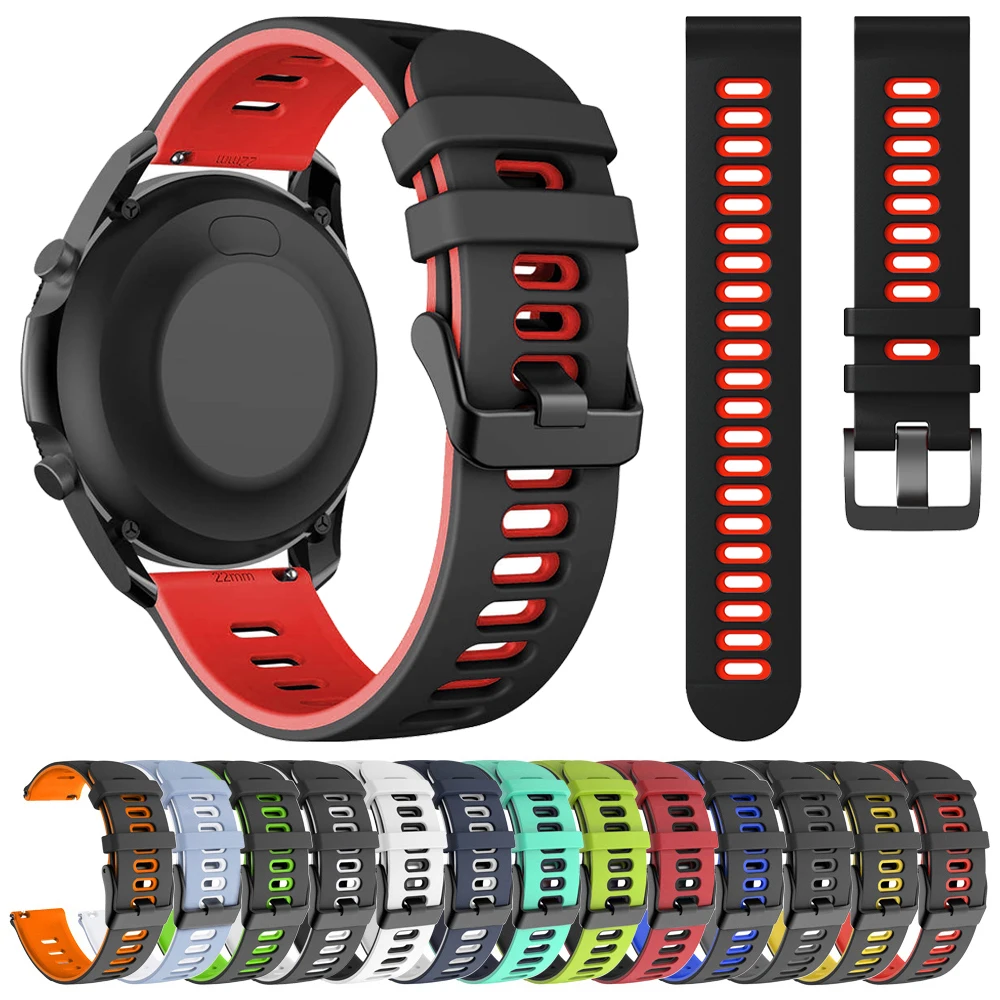 22 mm 20 mm Silikon-Sportarmband für Garmin Forerunner 265 255 55 245M Armband für Garmin Venu 3/SQ 2/2Plus Vivoactive 5/4 Band Image