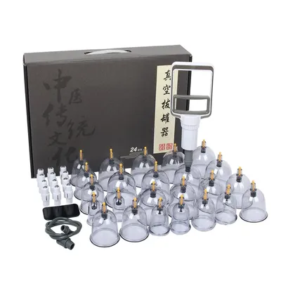 12/24pcs Vacuum Cupping Chinese Medicine Relaxed Body Lose Weight And Relieve Fatigue Full Body