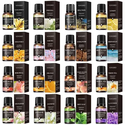 10ml Essential Oils For Aroma Diffuser AirHumidifier Home Water-soluble Lavender Rose Eucalyptus Car