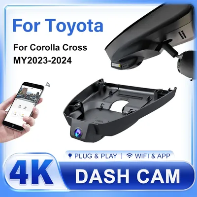 New 4K Car DVR Wifi Video Recorder Dash Cam Camera HD 2160P For Toyota Frontlander Corolla Cross