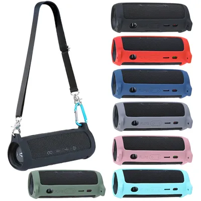 ZOPRORE Silicone Case Travel Carrying Cover for JBL Flip 6 Flip6 Portable Bluetooth Speaker with