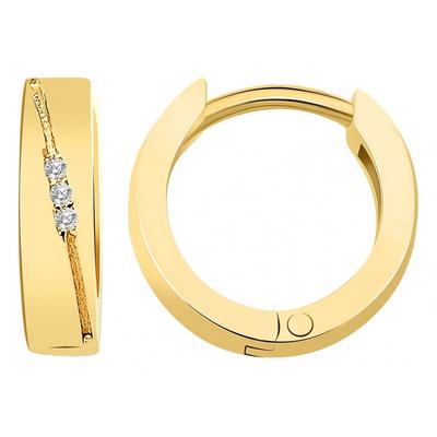 Paar Creolen ADELIA´S, gold, Ohrringe, Damen, Damen, Gelbgold 333 Image
