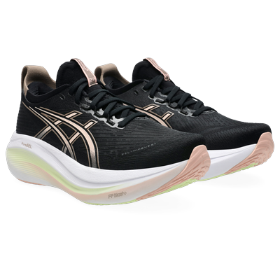 Laufschuh ASICS "GEL-NIMBUS 27", Gr. 40,5, schwarz, breeze, Textil, sportlich, Schuhe, Topseller