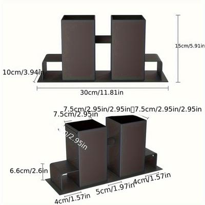 TEMU 4/8/12-piece Galvanized Wood Stacking Aids, Stable Firewood Stack Holders For Indoor And Outdoor Use Image