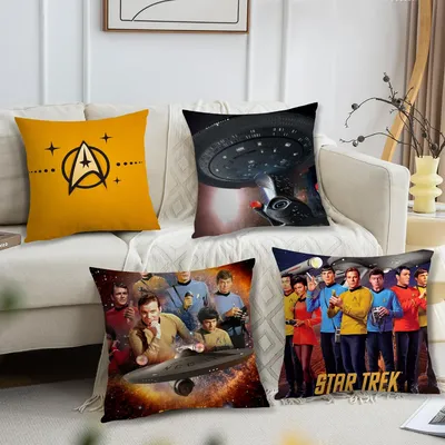TV S-Star T-Trek Kissenbezug, Wohnzimmer, Sofa, Kissenbezug, geeignet für Zuhause, Schlafzimmer, Image