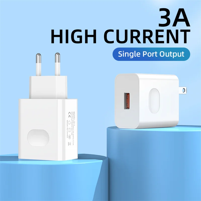 EU/UNS Universal Wand USB Ladegerät Für Kopfhörer Uhren Spielkonsolen Reise Schnelle Lade Power Adapter 5V/1A 5V/2A 5V/3A Image