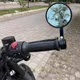 For Royal Enfield Bullet/Meteor/Classic 350 500 Interceptor 650 CNC Motorcycle Bar End Mirrors Retro Handlebar Tip Rearview