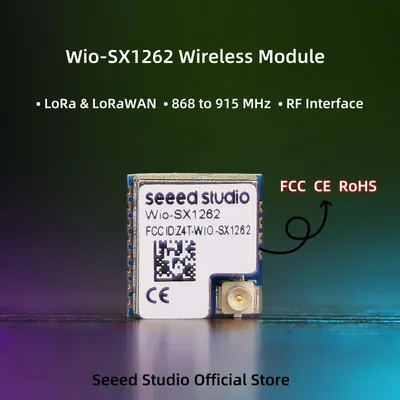 SX1262 Wireless Module,Wio-SX1262 embedded, supports LoRa&LoRaWAN on EU868 & US915