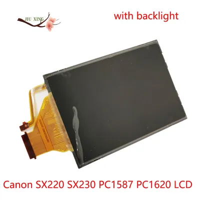 new original Canon SX220 SX230 PC1587 PC1620 LCD screen camera screen display with backlight
