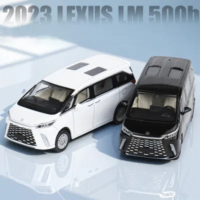 1:64 Lexus LM500h 2023 MPV Alloy Car Diecasts & Toy Vehicles Car Model Miniature Scale Model Car For