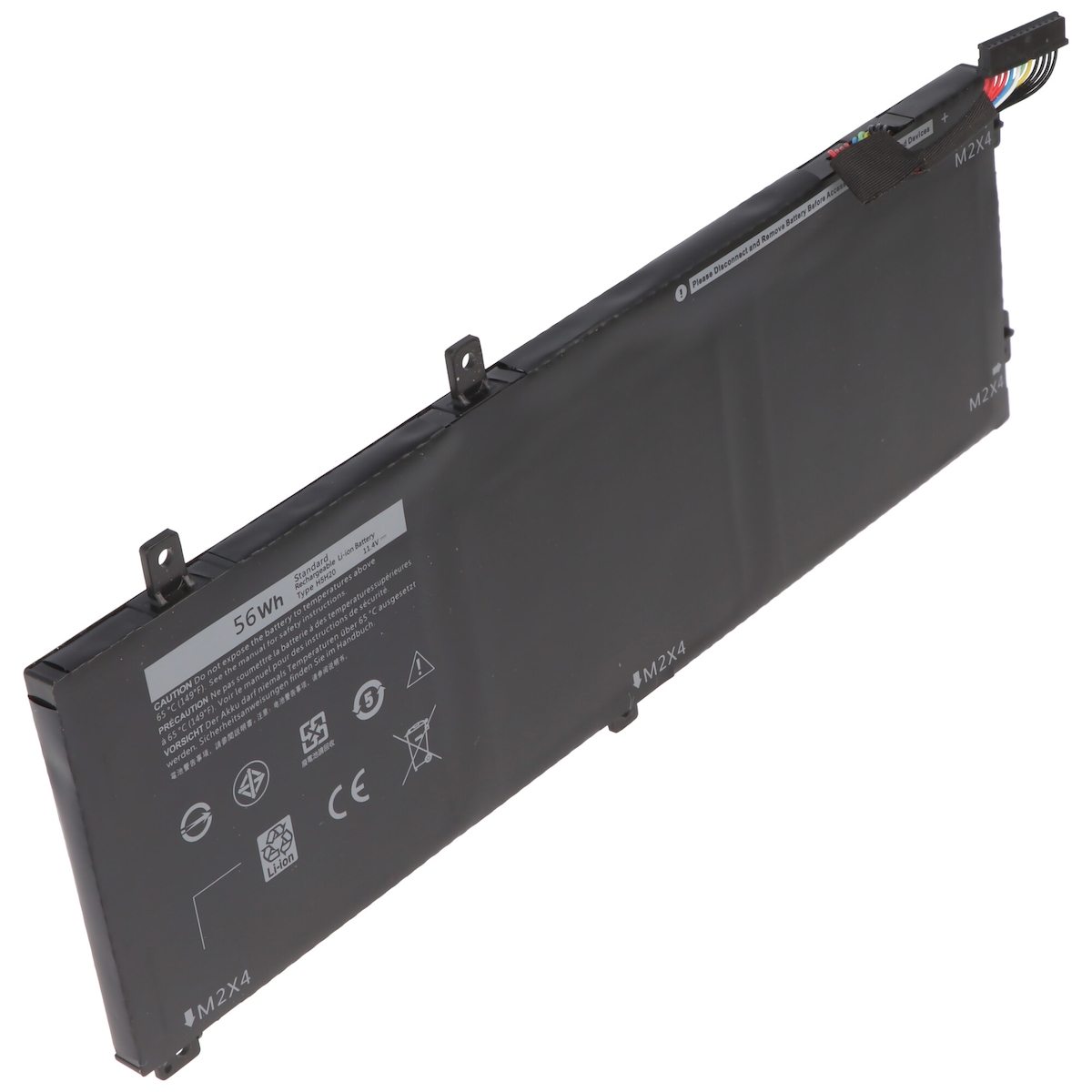 AccuCell Akku passend für Dell XPS 15 9560 Li-ion 11,4V 4910mAh, 56Wh, kein original Dell Akku Image