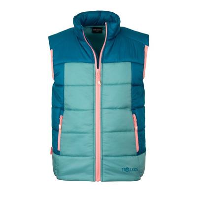 Trollkids - Kid's Hardanger Vest - Kunstfaserweste Gr 176 türkis Image