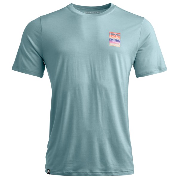 Ortovox - 140 Cool Mountain Gradient T-Shirt - Merinoshirt Gr L grau