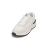 Sneaker MARC O'POLO "aus Leder-Polyester-Mix", Herren, Gr. 45, weiß (sanftes weiß), Obermaterial: 68% Leder (Rind), 32% Polyester, unifarben, Schuhe
