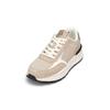 Sneaker MARC O'POLO "aus Leder-Polyester-Mix", Herren, Gr. 40, beige (sand), Obermaterial: 68% Leder (Rind), 32% Polyester, unifarben, Schuhe