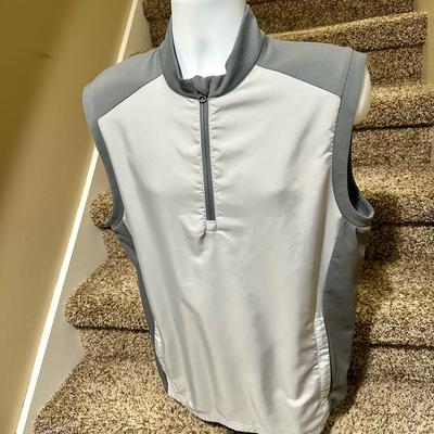 Adidas Jackets & Coats | Lightweight *Adidas Golf* Pullover 1/4 Zip Golf Windshirt Vest - M - Mint! | Color: Gray | Size: M