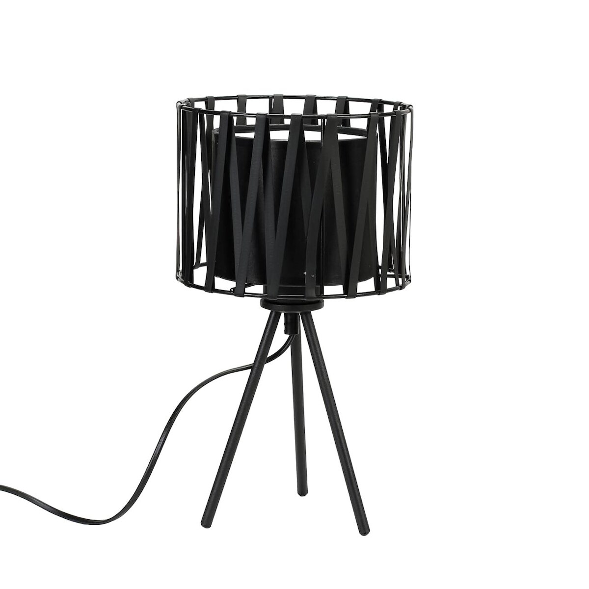 Easylight Tischleuchte MINA Schwarz Metall Kunststoff Stoff 1x E27 max. 60W LE39879 Image