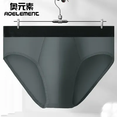 Baumwollunterwäsche für Herren, dünne Sommer-Baumwoll-Slips für Herren, sexy Hosen mit niedriger Image