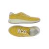 Ecco Damen Sneakers, Gr. 35, gelb, Leder