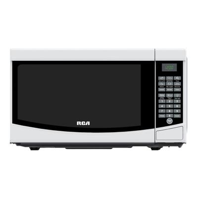 Rca Countertop Microwave Oven With Glass Turntable, 0.7 Cu. Ft., White