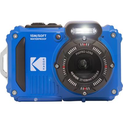 Kodak Pixpro Wpz2 16 Megapixel Compact Camera - Electric Blue - 1/2.3" Bsi Cmos Sensor - Autofocus - 2.7"lcd - 6X Digital Zoom - Digital (Is) - 4608 X 3456 Video