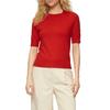 Sweatshirt S.OLIVER, Damen, Gr. 42, rot, Obermaterial: 72% Viskose, 28% Polyester, casual, Sweatshirts