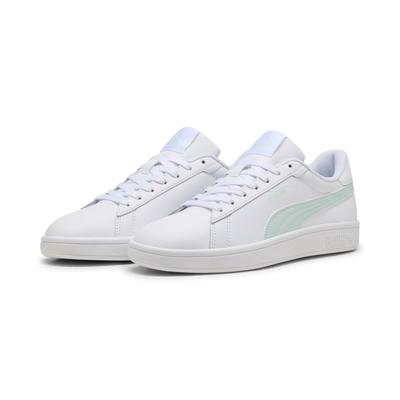 Sneaker PUMA "SMASH 3.0 L", Gr. 38, puma weiß, peaceful blau, Leder, unifarben, sportlich, Schuhe Image