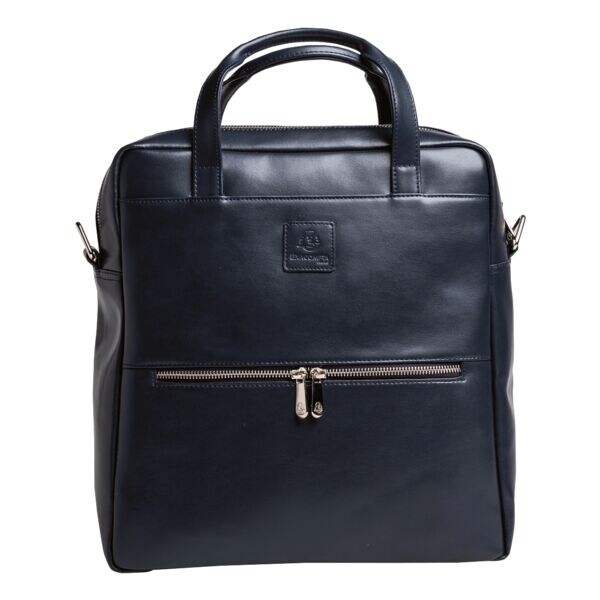 EXACOMPTA Laptoprucksack Leder »Lady Exactive®« für 14 Zoll blau, 33x35x16 cm Image