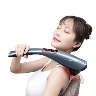 Rechargeable Hand Held Deep Tissue Massager for Muscles, Back Cordless Electric Percussion Body