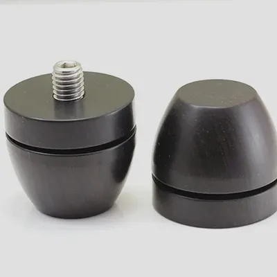 HIFI Audio Speakers Amplifier Chassis Ebony FE Ball Shock Absorber Foot Pad Feet Base Nail Spikes