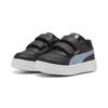 Sneaker PUMA "Carina Street Blurry Dreams Sneakers Mädchen", Kinder, Gr. 21, schwarz lavender alert pink fruit lila, Obermaterial: Synthetik, Textil; Futter: Textil; Innensohle: Textil; Laufsohle: Gummi, Schuhe