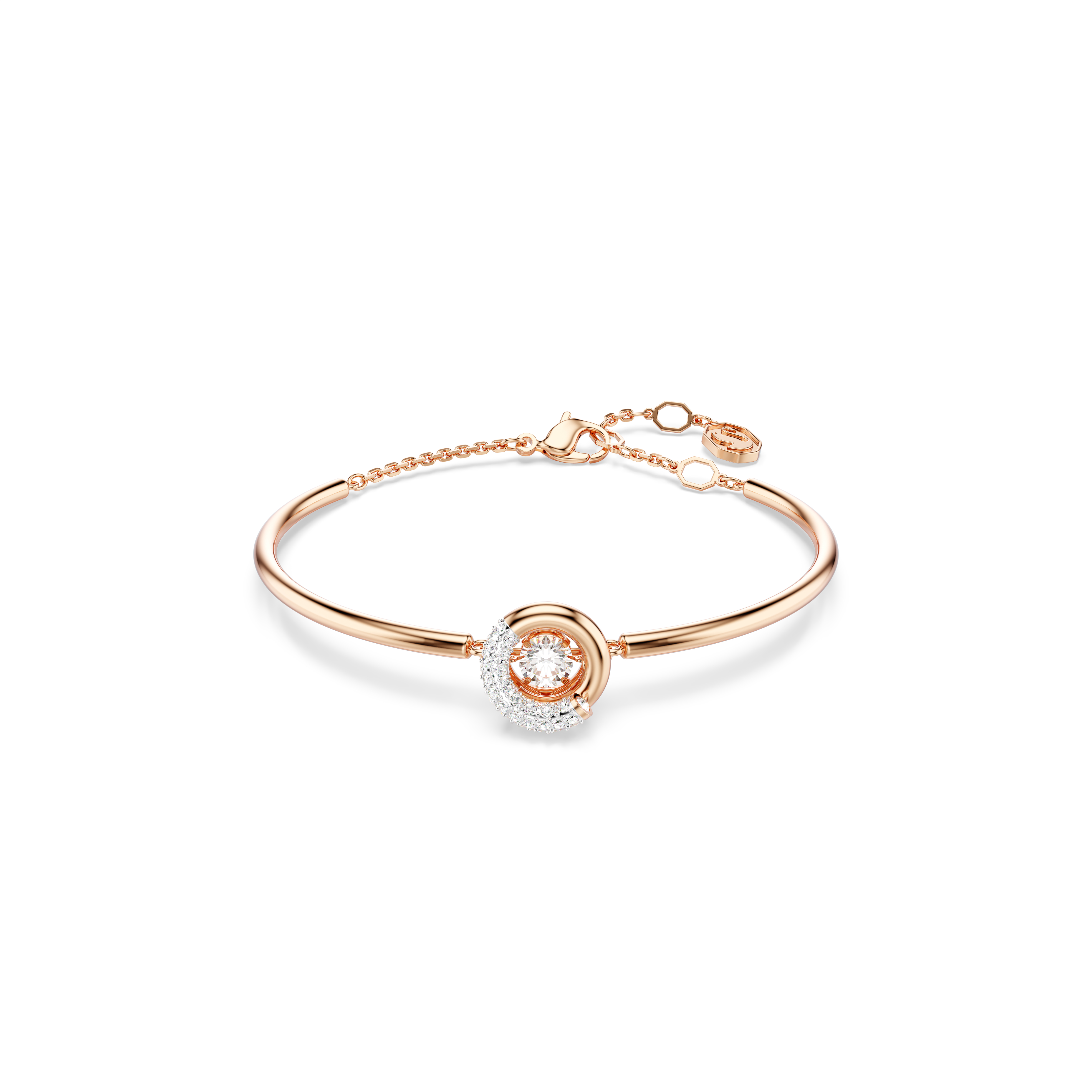Swarovski 'dextera' Womens Gold Plated Metal Bracelet - Rose 5692259 Gold Tone - One Size | Swarovski Sale | Discount Designer Brands