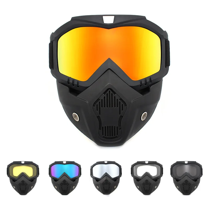 Sport all'aria aperta Maschera antivento Occhiali Occhiali da moto HD Occhiali da snowboard Equitazione Motocross Occhiali da sole estivi con protezione UV