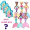 Barbie Dreamtopia Mini jouets pour filles, princesse sirène, petit beurre, poupées bébé mignonnes, ensemble de jeu, cadeau original, 3 pièces