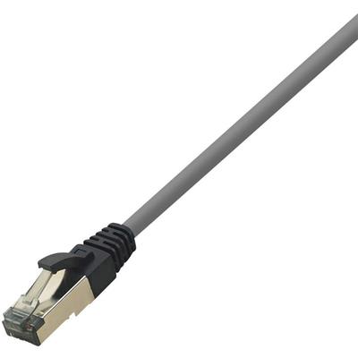 CQ8032S RJ45 Netzwerkkabel, Patchkabel cat 8.1 s/ftp 1.00 m Hellgrau Halogenfrei 1 St. - Logilink Image