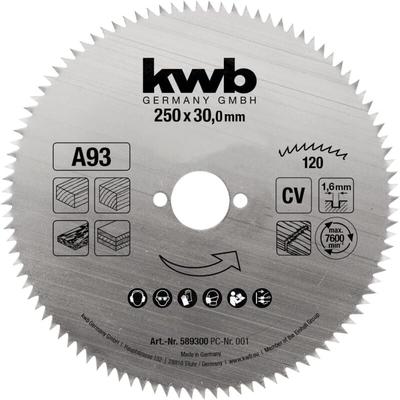 Kreissägeblatt 250 x 30 mm, Made in Germany, feiner präziser Schnitt, Sägeblatt geeignet für Image