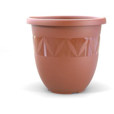 Plastard - Blumentopf 40 cm Durchmesser in Terrakotta Image