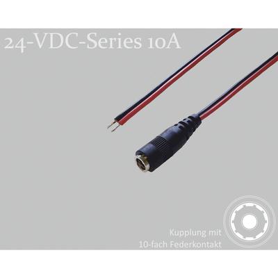Bkl Electronic - 075905 DC-Steckverbinder DC-Kupplung - verzinnt 5.5 mm 2.5 mm 1.5 m 1 St. Single Image