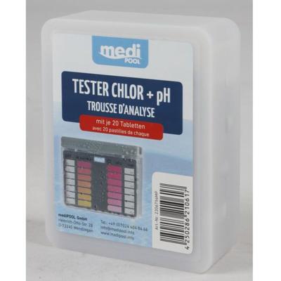 Pooltester Chlor pH-Wert Wassertester Phenol Rot DPD1 Tabletten Wasseranalyse Image