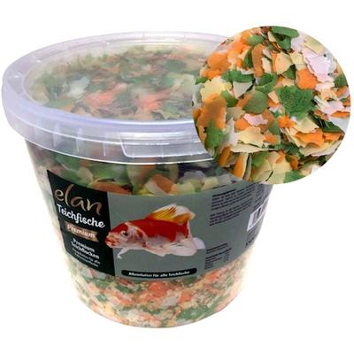 Elan - Teichflocken Premuimfutter mit verschiedenen Flocken 5,5 l Flocken Image